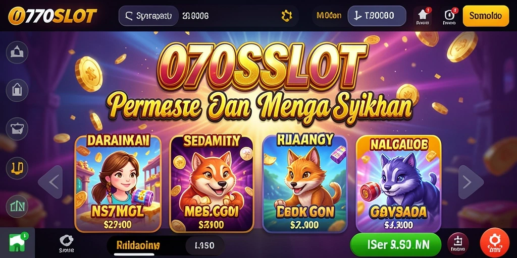 Tampilan gameplay yang menarik dari 070SLOT.