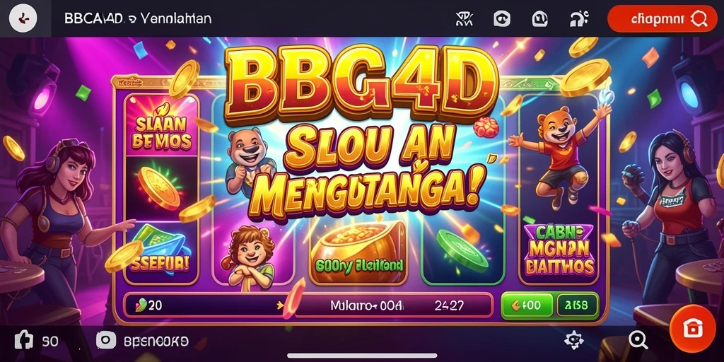 Tampilan gameplay slot BBCA4D yang menarik dan seru.