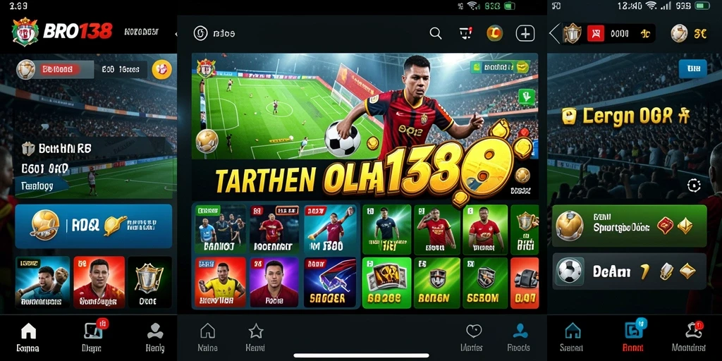 Tampilan gameplay BRO138 dengan pilihan taruhan olahraga lengkap.