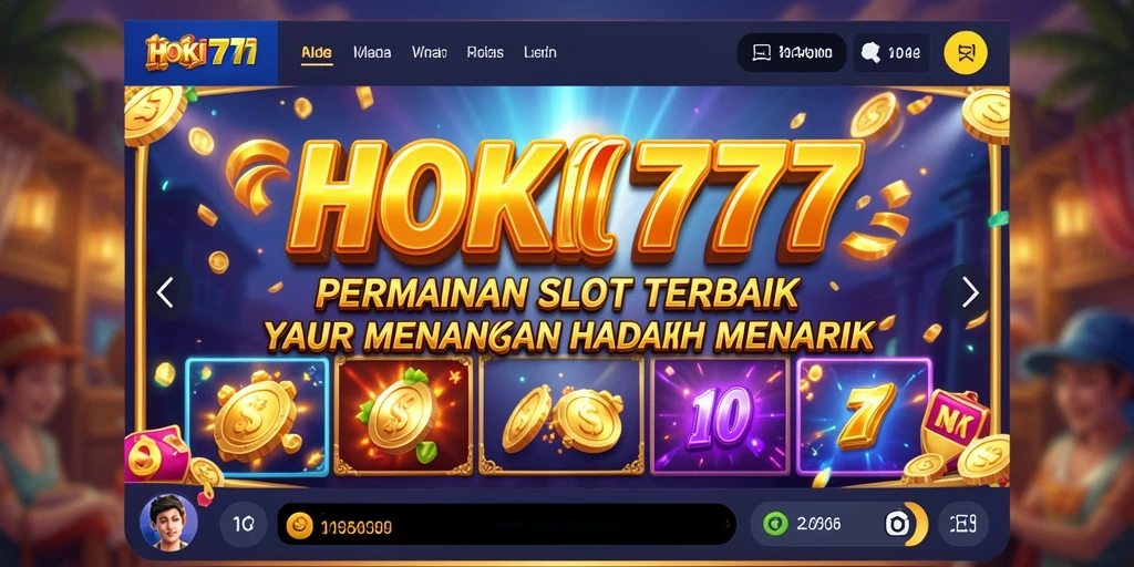 Tampilan menarik dari gameplay HOKI777 yang menghadirkan slot seru.