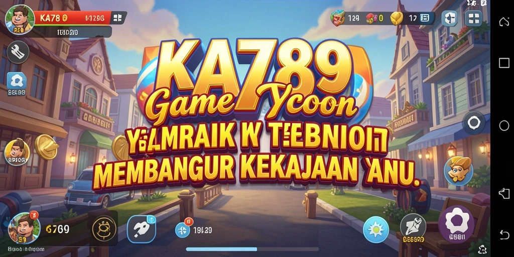 Tampilan gameplay KA789 yang seru dalam membangun bisnis Tycoon.