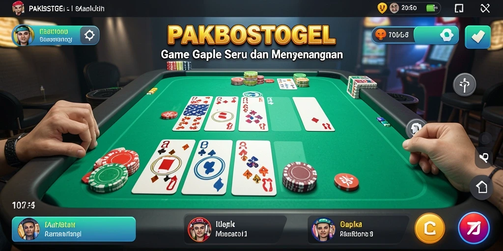 Tampilan gameplay PAKBOSTOGEL yang menarik dan interaktif.